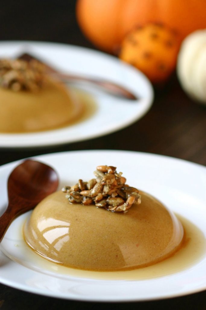 Pumpkin Panna Cotta Recipe - Vegan Thanksgiving Recipes Dinner Desserts