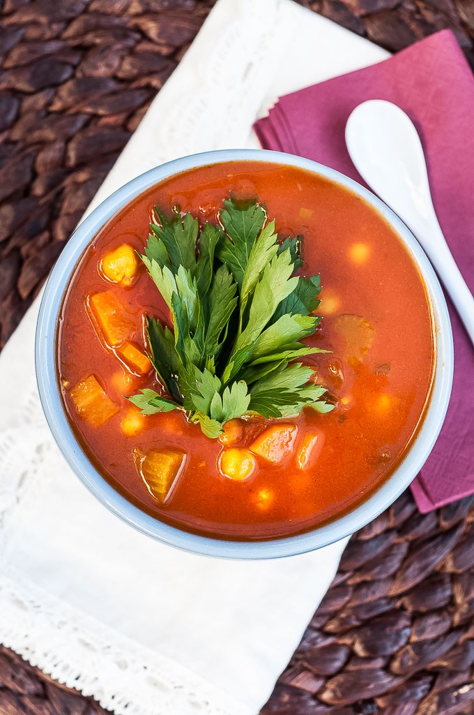 Moroccan Harira Soup Recipe - Vegan Family Recipes #healthy #glutenfree #dinner