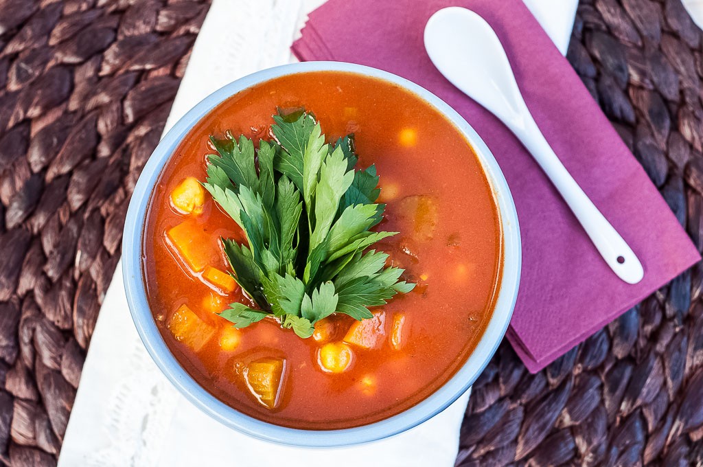 Moroccan Harira Soup Recipe - Vegan Family Recipes #healthy #glutenfree #dinner