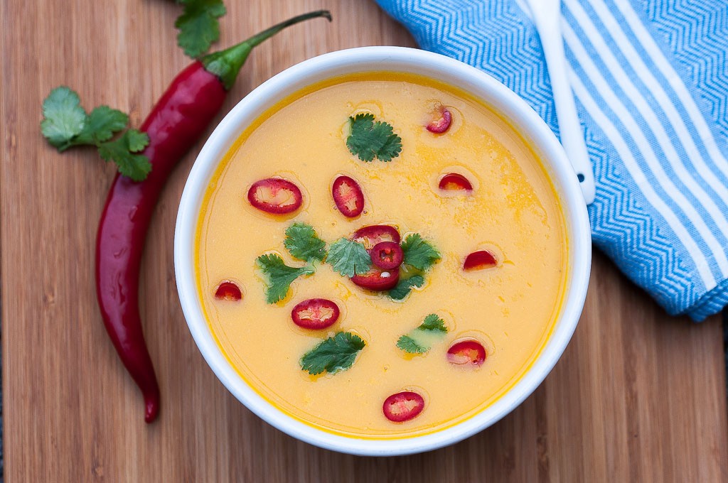 Homemade Spicy Thai Carrot Soup Recipe