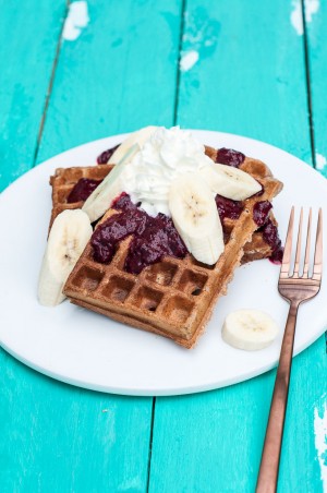 Vegan Banana Waffles - Vegan Family Recipes