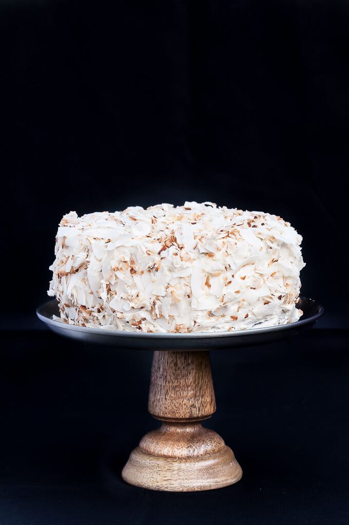 Vegan Coconut Chocolate Cake Recipe - VeganFamilyReipes.com #dairyfree #coconut oil