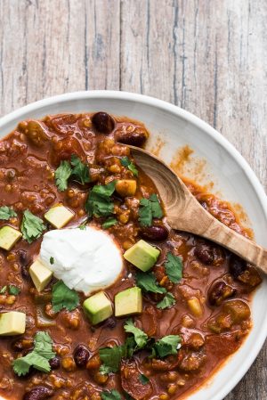 Quick Red Lentil Chili (Protein-Packed!) - Vegan Family Recipes