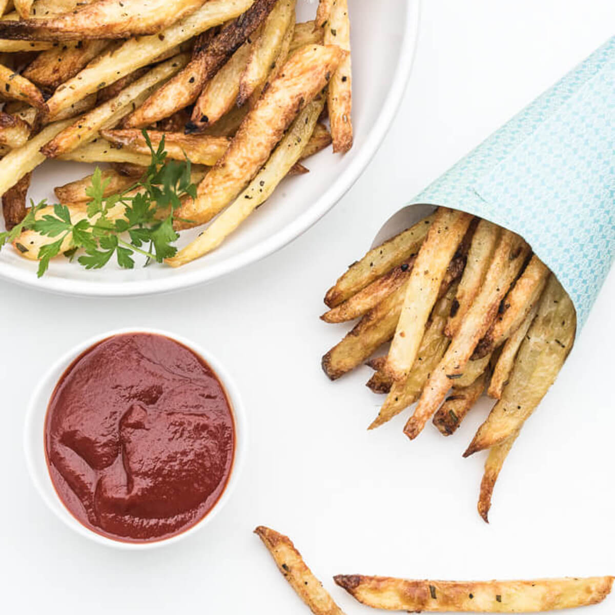 Garlic and Rosemary French Fries