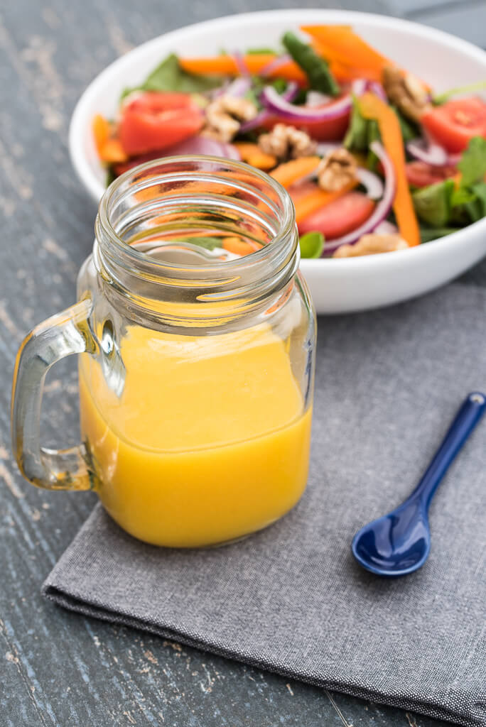 Sweet n' Tangy Mango Salad Dressing Vegan Family Recipes